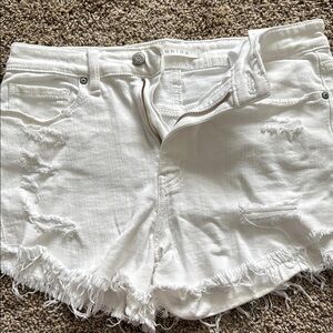 Eunina white Jean shorts